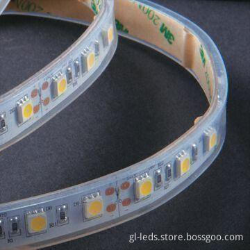 Silicone Waterproof Flexible 3pcs LED Strip Light with 5060 Top SMD RGB Light Source